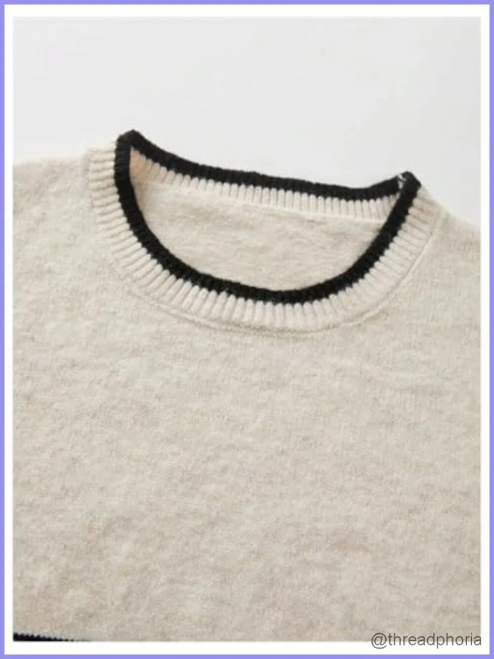 N/A striped sweater